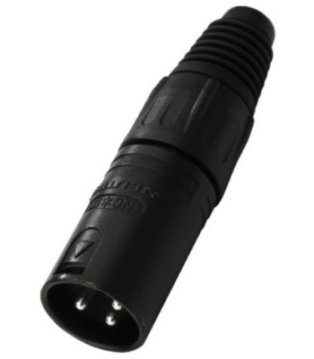 Neutrik XLR-stik han - NC-3MXBAG NEUTRIK
