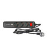 Power Strip 3-way with switch & 2 x USB | 1.4m