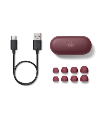 Yamaha In-Ear Hovedtelefon TW-E3C Rød