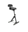 Gravity Height Adjustable Stool with Foot and Backrest