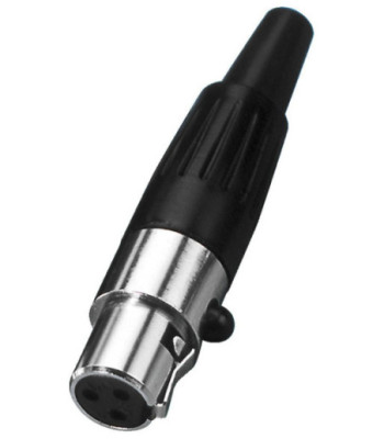 Mini XLR-stik hun - XLR-307/J MONACOR