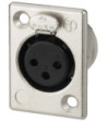 Neutrik XLR-bøsning hun - NC-3FP1 NEUTRIK