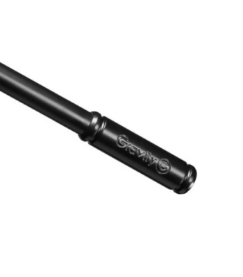 Gravity Short Touring Series Microphone Stand with Round Base and 2-Point Adjustment Telescoping Boom