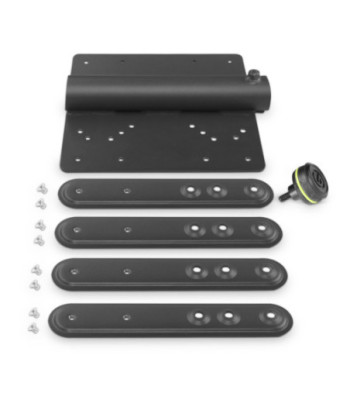 Gravity 35 mm Pole Mount LCD TV Monitor Bracket with 7 VESA Hole Patterns