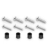 Gravity 35 mm Pole Mount LCD TV Monitor Bracket with 7 VESA Hole Patterns
