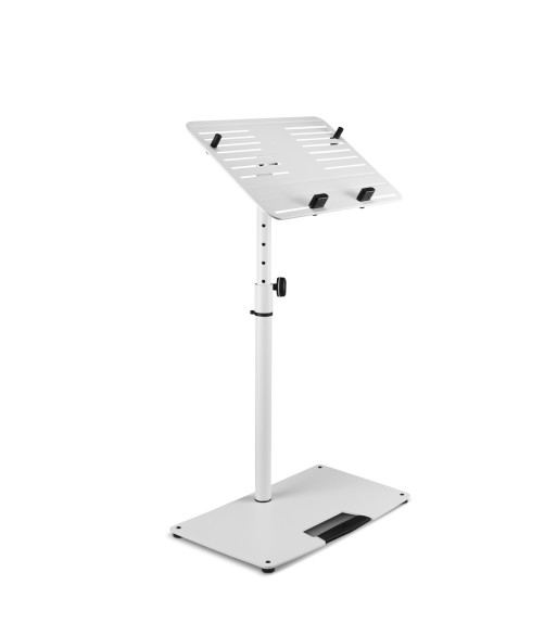 Gravity Universal Laptop Stand with Adjustable Holding Pins and Steel Base