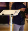 Gravity Universal Laptop Stand with Adjustable Holding Pins and Steel Base