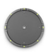 Gravity Round Cast Iron Base for M20 Poles