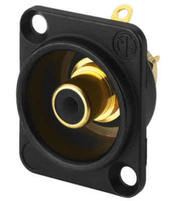 Phonobøsning Sort - NF-2DB0 NEUTRIK