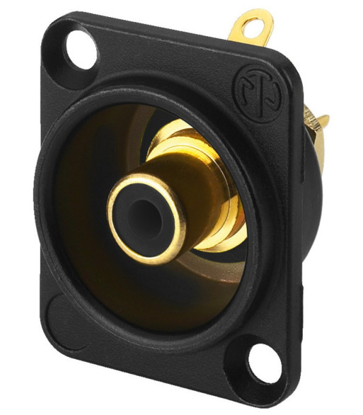 Phonobøsning Sort - NF-2DB0 NEUTRIK Phonobøsning Sort - NF-2DB0 NEUTRIK