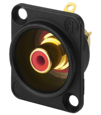 Phonobøsning Rød - NF-2DB2 NEUTRIK