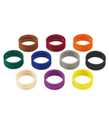 Farveringe (10 stk) - XXCR-10SET NEUTRIK