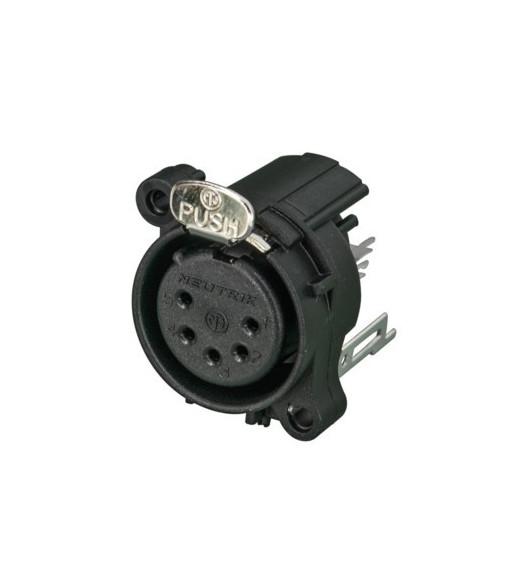 Neutrik XLR chassis connector 5-pole female Neutrik® Neutrik XLR chassis connector 5-pole female Neutrik®