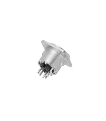 Panel jack XLR 5-pole male D-type