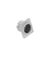 Panel jack XLR 5-pole male D-type
