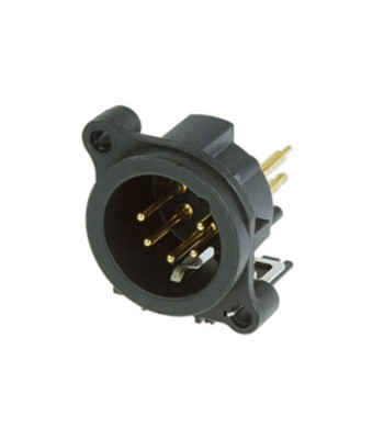 Neutrik XLR chassis connector 5-pole male  Neutrik® - 100 stk.