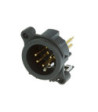 Neutrik XLR chassis connector 5-pole male  Neutrik® - 100 stk.