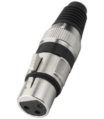 XLR-stik hun sort - XLR-207J/SW MONACOR