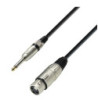 Microphone Cable | Adam Hall® XLR Female x Jack TS | 3 m