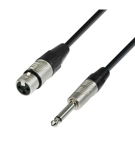 Microphone Cable | Rean® XLR Female x Jack TS | 3 m Microphone Cable | Rean® XLR Female x Jack TS | 3 m