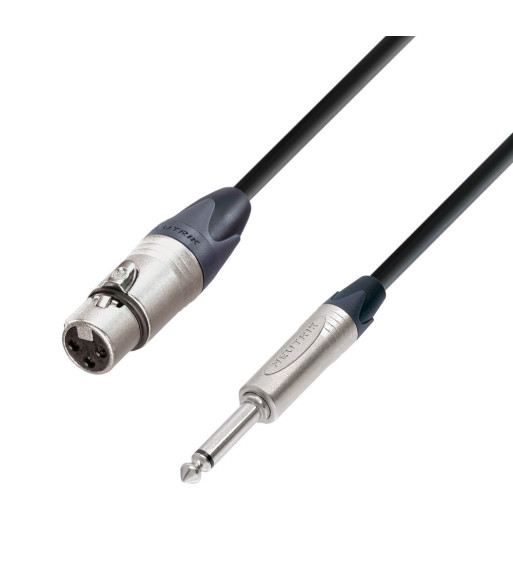 Microphone Cable | Neutrik® XLR Female x Jack TS | 5 m Microphone Cable | Neutrik® XLR Female x Jack TS | 5 m