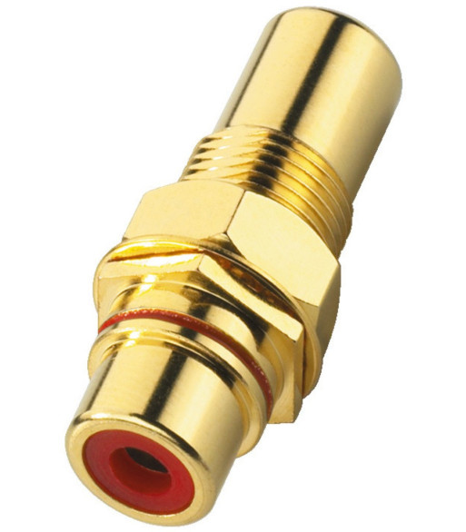 Phonobøsning hun/hun rød - T-730G/RT MONACOR Phonobøsning hun/hun rød - T-730G/RT MONACOR