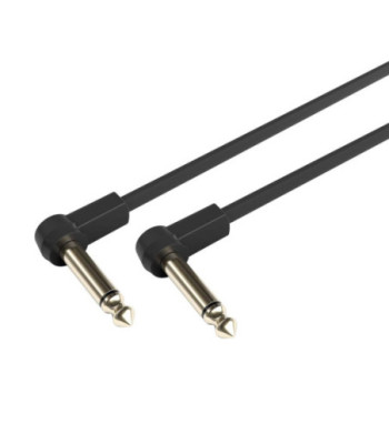 Pedalboard Patch Cable | Adam Hall® angled Jack TS | 0.15 m