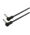 Pedalboard Patch Cable | Adam Hall® angled Jack TS | 0.1 m