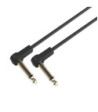 Pedalboard Patch Cable | Adam Hall® angled Jack TS | 0.1 m