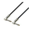 Patch Cable | Adam Hall® Angled Jack TS | 0.15 m