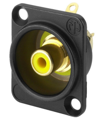 Phonobøsning gul - NF-2DB4 NEUTRIK