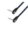 Vintage Pedalboard Patch Cable | Adam Hall® angled Jack TS | 0.3 m