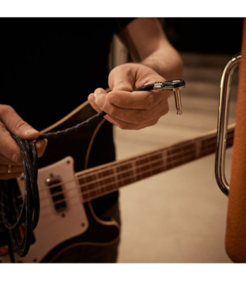 Vintage Pedalboard Patch Cable | Adam Hall® angled Jack TS | 0.3 m
