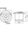 XLR-bøsning m/Anti-Shock - XLR-703JSM MONACOR
