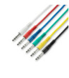 Patch Cable | Set of 6 Adam Hall® Jack TRS | 0