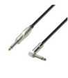 Intrument Cable | Adam Hall® Angled Jack TS x Jack TS | 3 m
