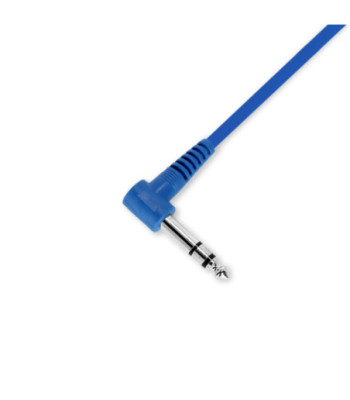 Patch Cable set of 6 different coloured angled Jack TRS | 0.6 m