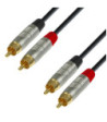Twin Cable | Rean® 2 RCA x 2 RCA | 1.5 m