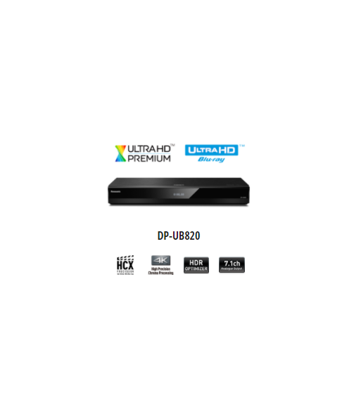 Panasonic DMP-UB820 Panasonic DMP-UB820