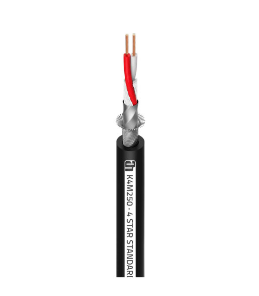 Microphone Cable | 0.50 mm² AWG20 | 100 m - 100 meter Microphone Cable | 0.50 mm² AWG20 | 100 m - 100 meter