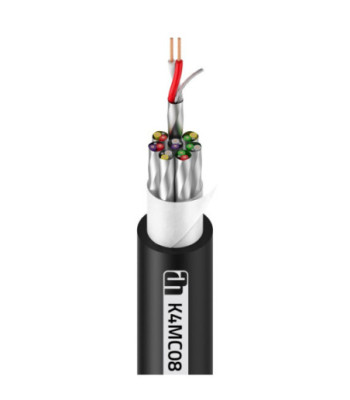 Multicore Cable | 8 channel 16 x 0.14 mm² AWG26 | 1 m - pr. meter