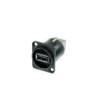 Reversible USB 2.0 gender changer (type A and B)