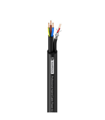 Hybrid Cable | Power & DMX | 3 x 2.5 mm² & 2 x 0.22 mm² | 100 m - 100 meter