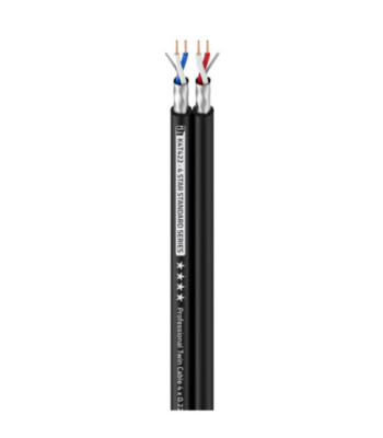 Twin Microphone Cable | 4 x 0.22 mm² AWG24 | 100 m - 100 meter