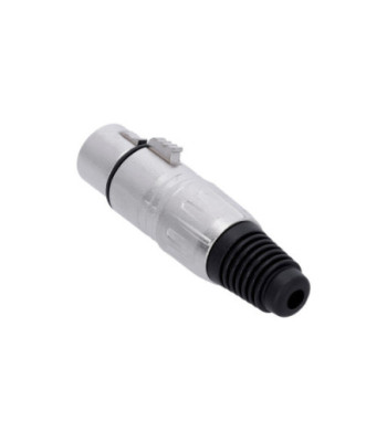 XLR plug 3-pole female