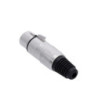 XLR plug 3-pole female