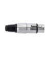 XLR plug 3-pole female