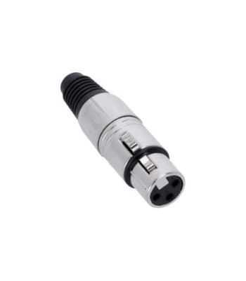 XLR plug 3-pole female