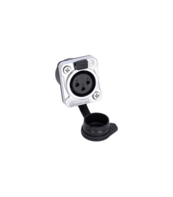 XLR chassis connector 3-pole female | IP65