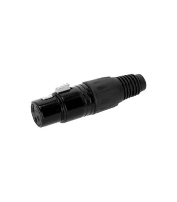 XLR plug 3-pole female